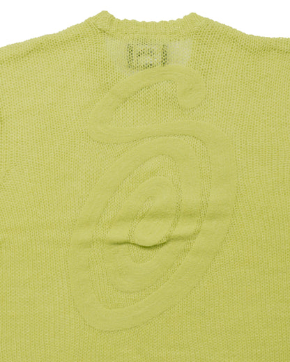 lost & found Stussy Stüssy S Loose Knit Sweater Lime