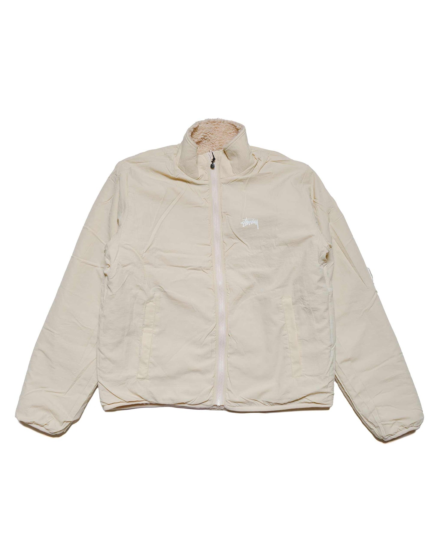 lost & found Stussy Stüssy Sherpa Reversible Jacket Natural