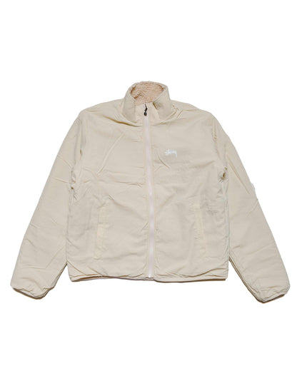 lost & found Stussy Stüssy Sherpa Reversible Jacket Natural