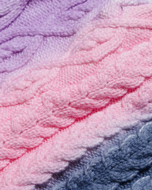 Stüssy Spray Multi Knit Beanie Purple Multi fabric