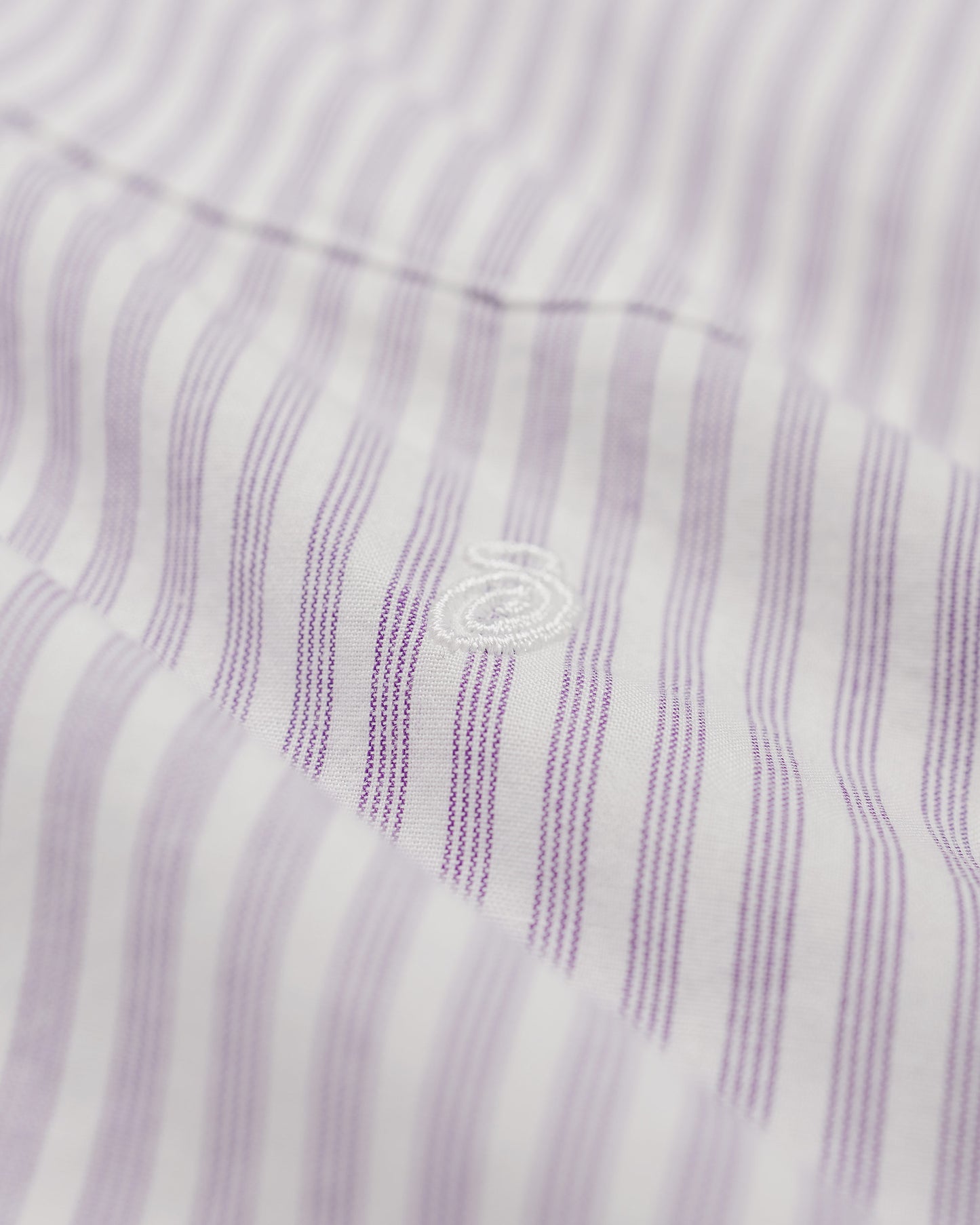 Stüssy Standard LS Shirt Purple Stripe