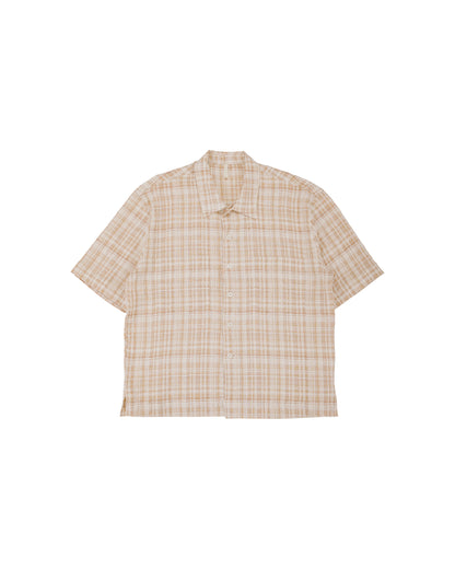 lost & found Sunflower Sunflower Adam Check Shirt 150 Sand