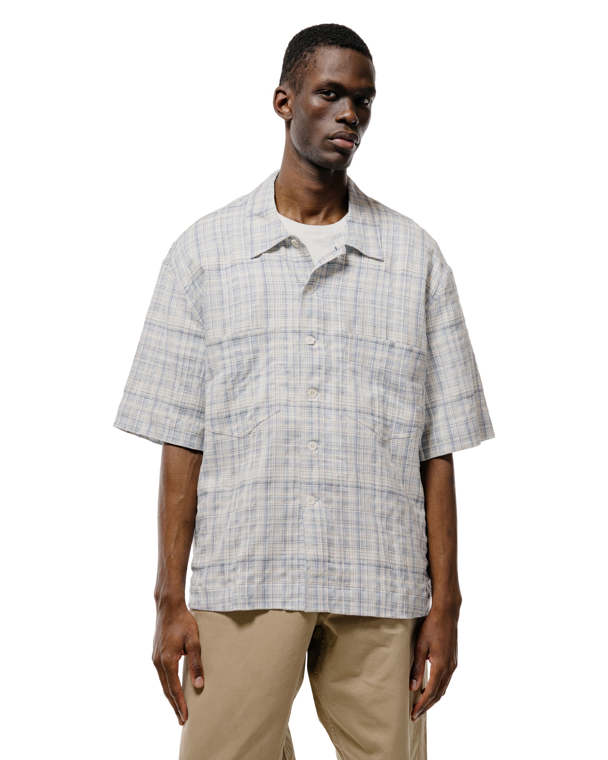 lost & found Sunflower Sunflower Adam Shirt Check 210 Blue