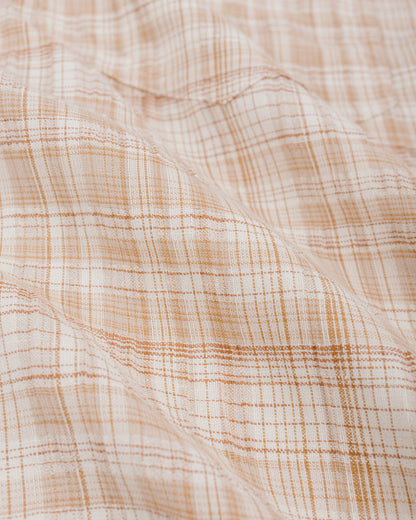 lost & found Sunflower Sunflower Adam Check Shirt 150 Sand
