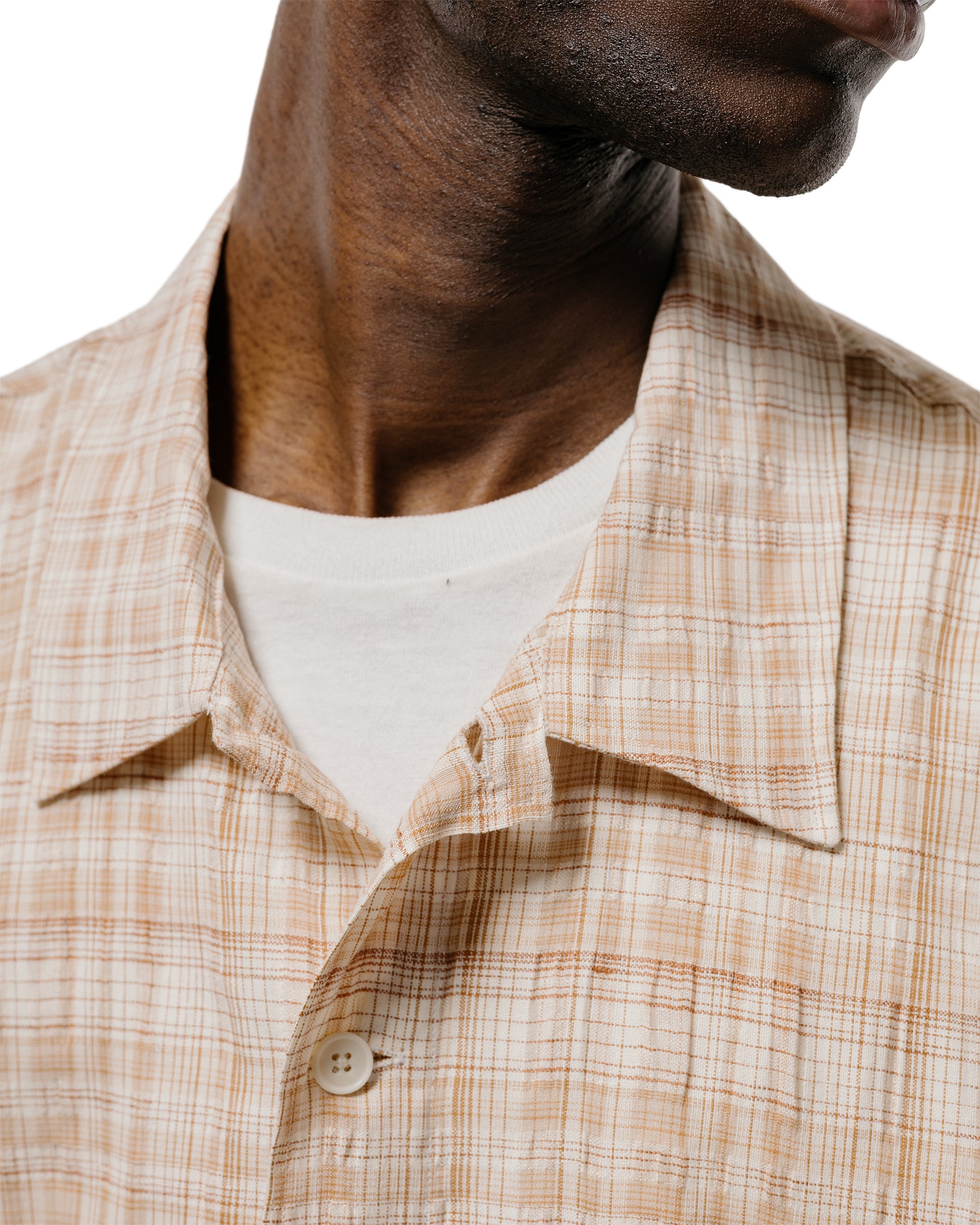 lost & found Sunflower Sunflower Adam Check Shirt 150 Sand