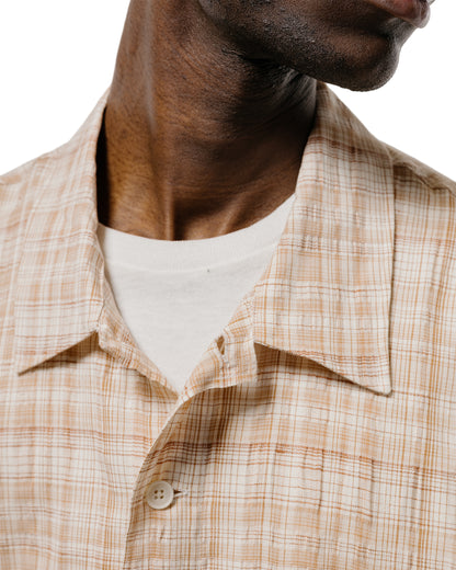 lost & found Sunflower Sunflower Adam Check Shirt 150 Sand