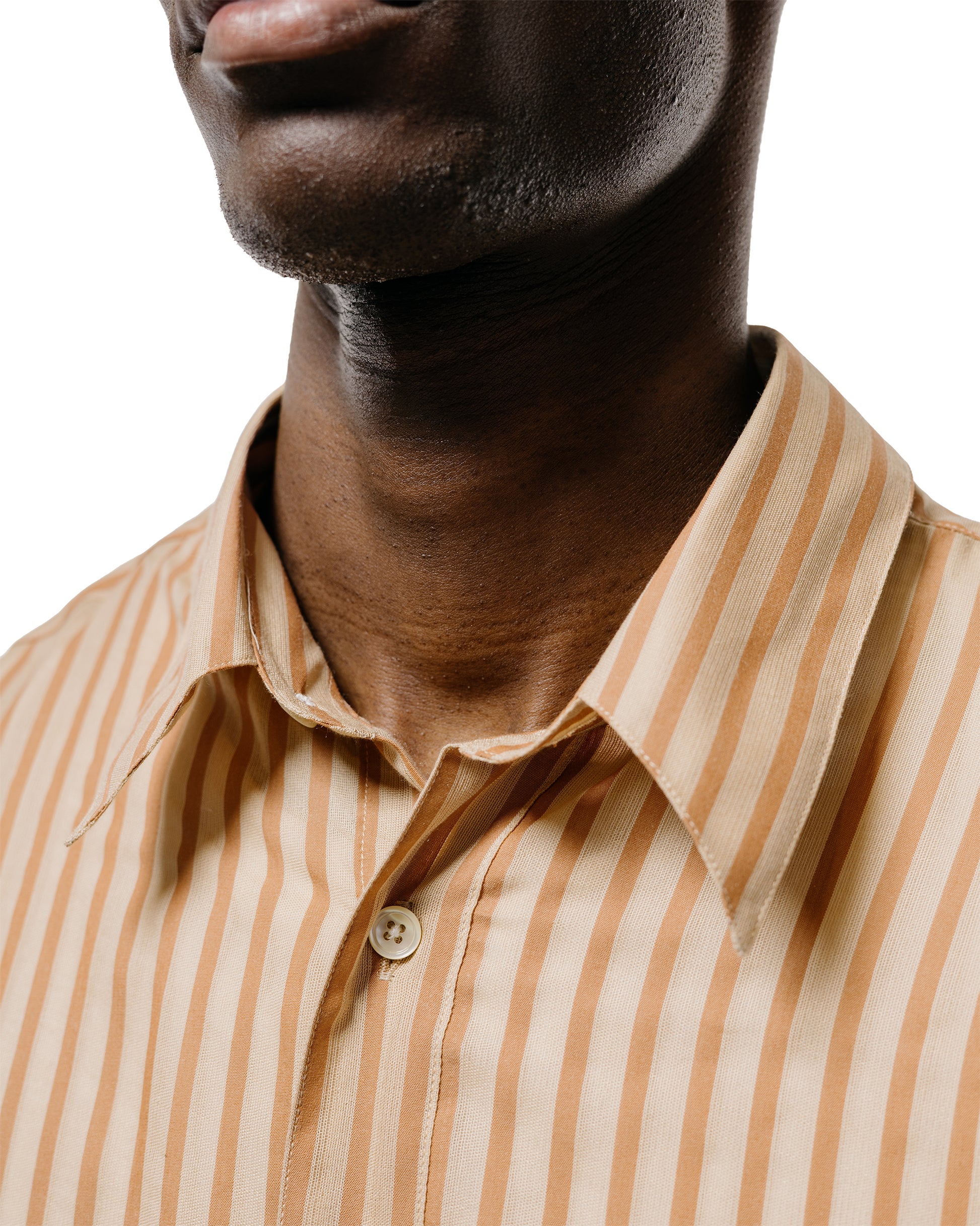 lost & found Sunflower Sunflower Stable Shirt 170 Brown Stripe