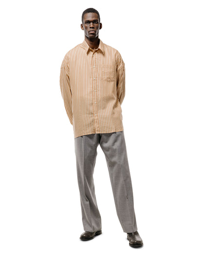 lost & found Sunflower Sunflower Stable Shirt 170 Brown Stripe