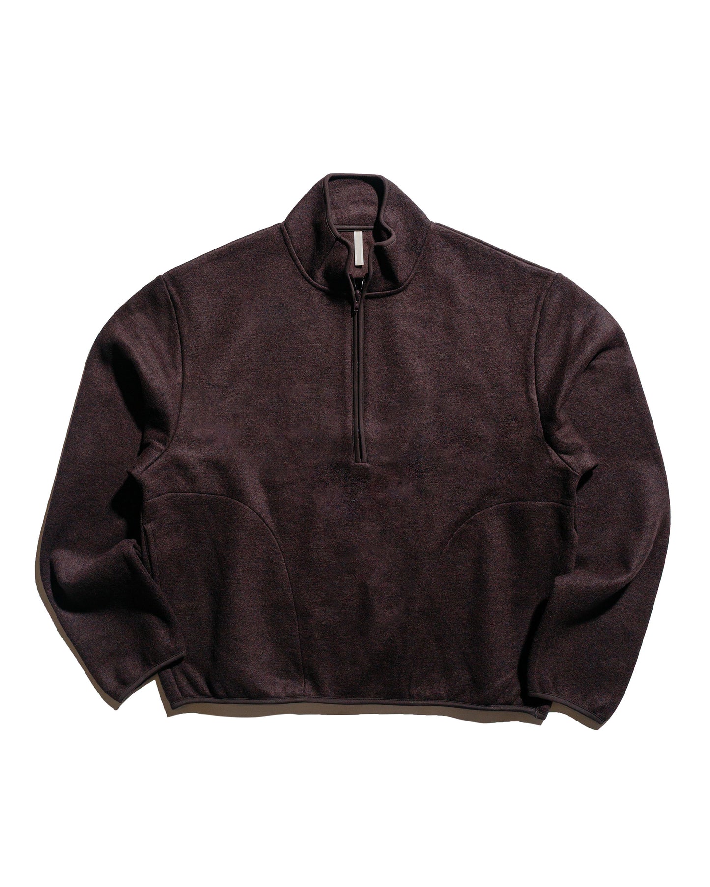 lost & found Sunflower Sunflower Wool Half Zip Brown