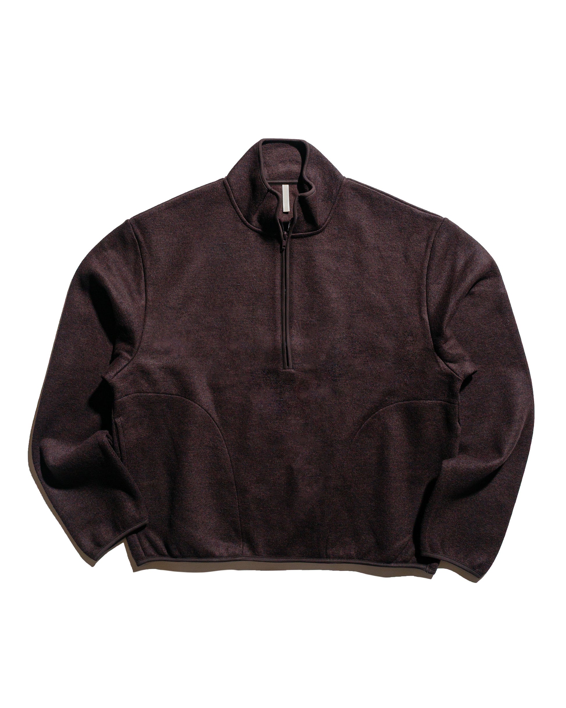 lost & found Sunflower Sunflower Wool Half Zip Brown