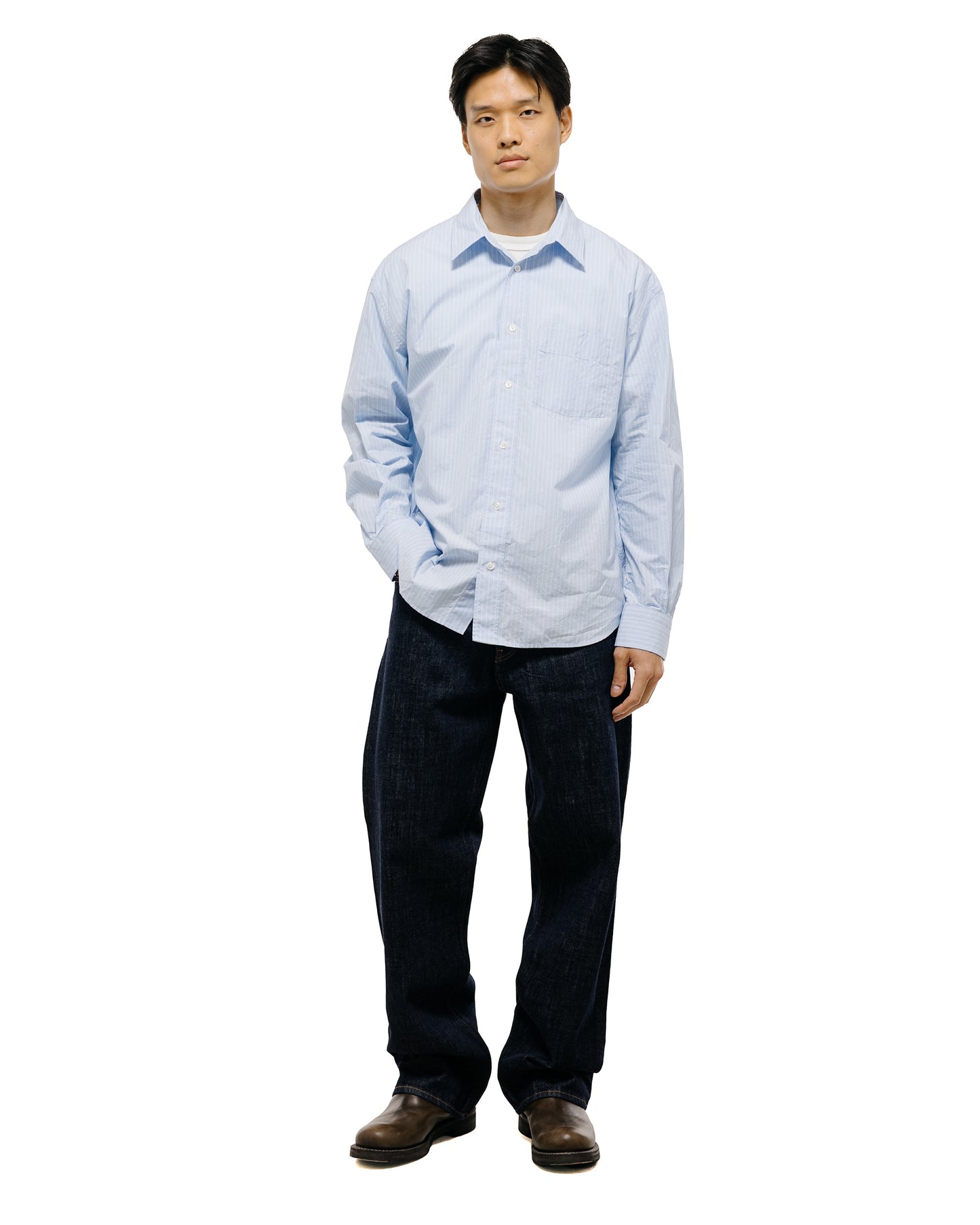 Sunflower New Base Shirt Striped 210 Blue