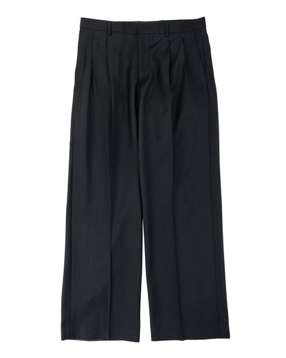 lost & found Sunflower Sunflower Wide Pleated Trouser Tropical Wool 999 Black