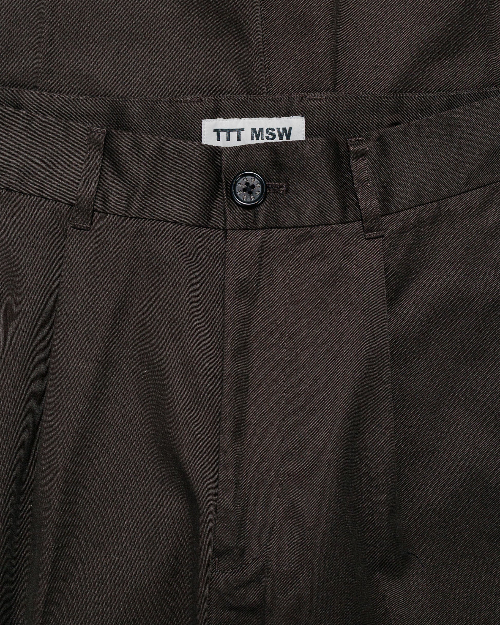 lost & found TTT MSW TTT MSW Chino Slacks Dark Brown