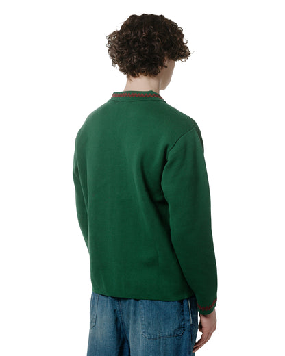lost & found TTT MSW TTT MSW Knit Polo Cardigan Green