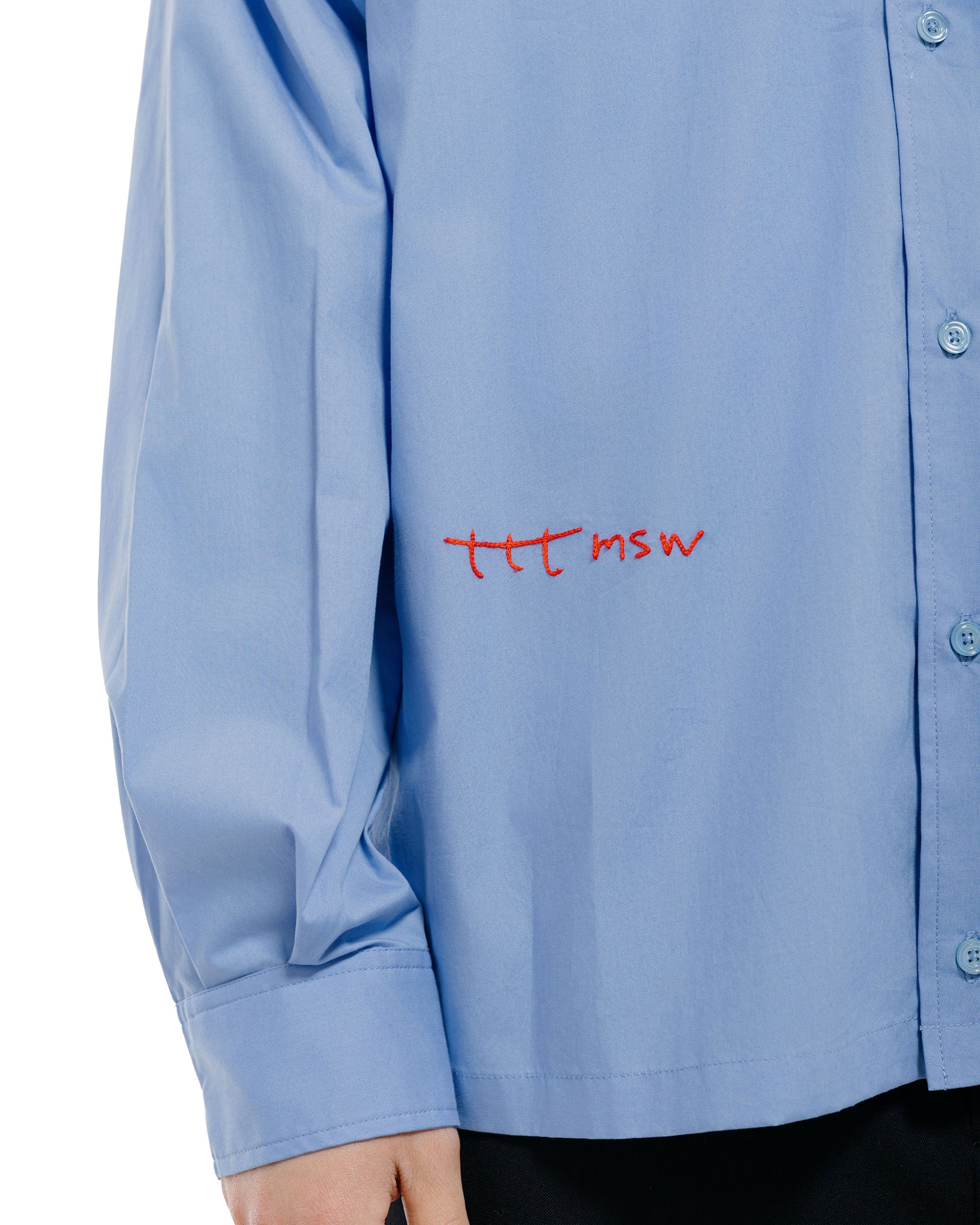 TTT MSW Regular Collar Shirt Blue