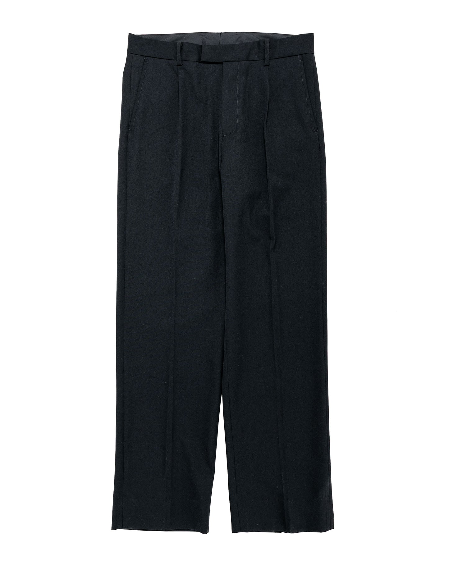 TTT MSW Wool Straight Slacks Black