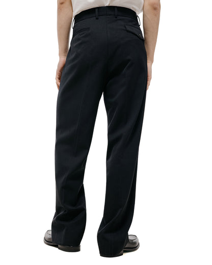TTT MSW Wool Straight Slacks Black
