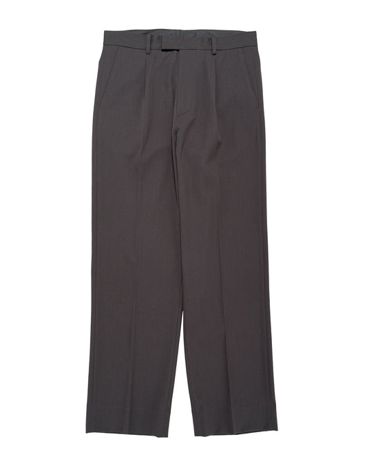 TTT MSW Wool Straight Slacks Charcoal Grey