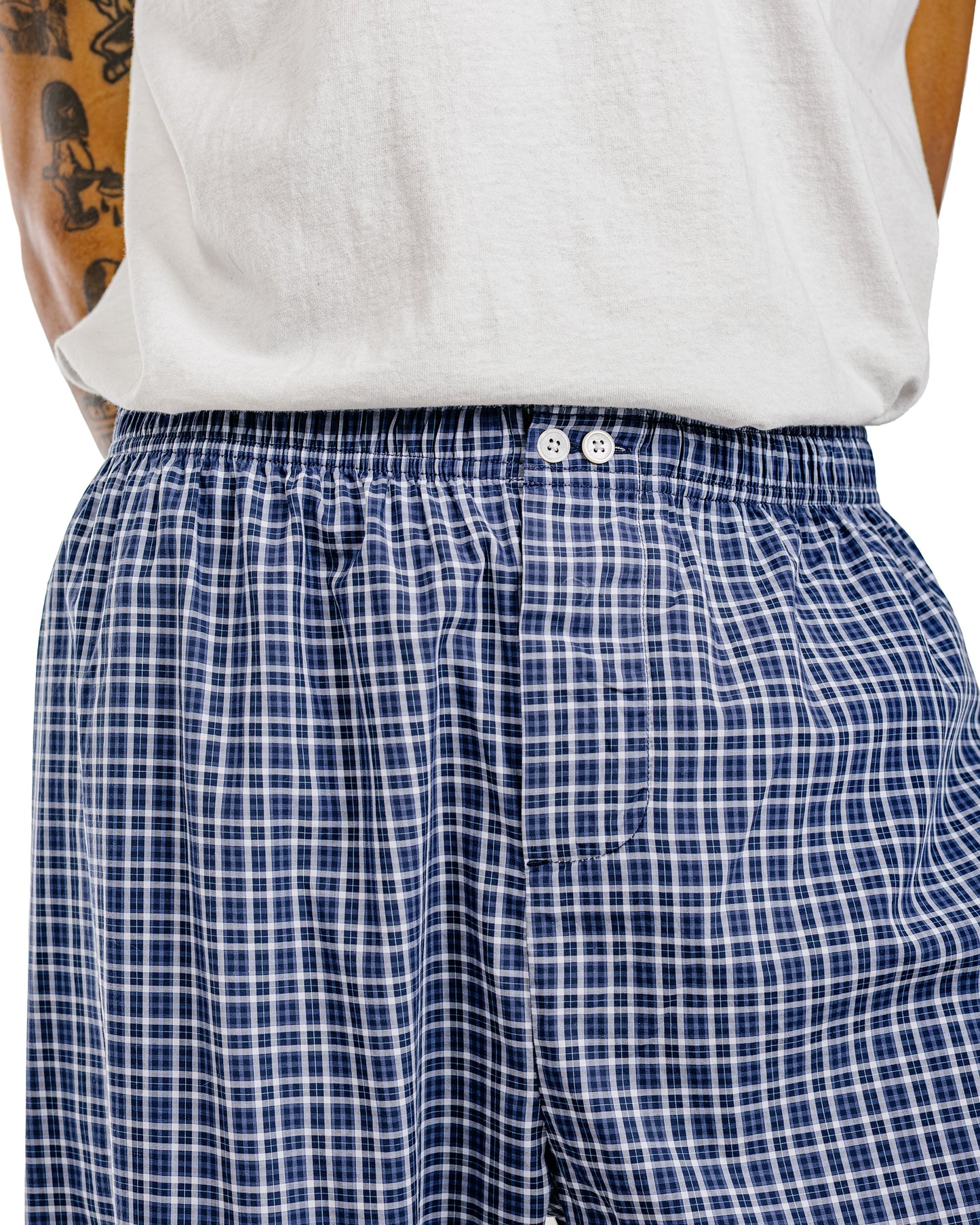 lost & found TEKLA Tekla Fine Twill Pyjama Pants Lanegan Checks