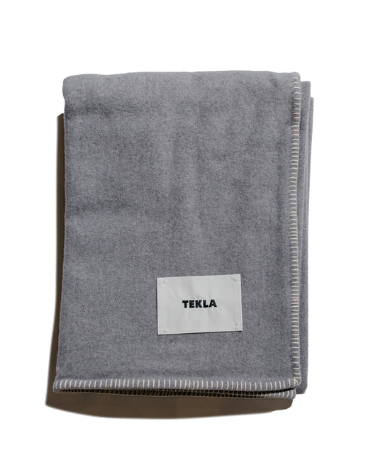 Tekla Lambswool Blanket Ash