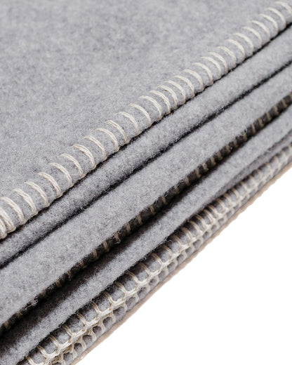 Tekla Lambswool Blanket Ash