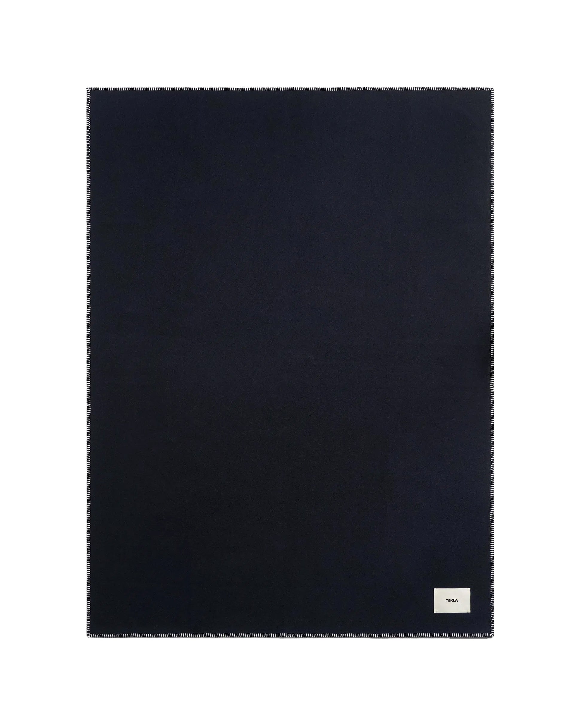 lost & found TEKLA Tekla Lambswool Blanket Dusk Blue