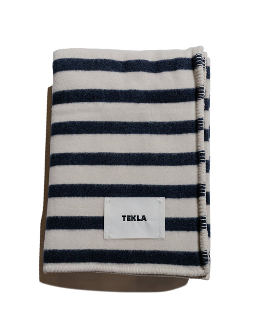 Tekla Lambswool Blanket Magpie Stripes