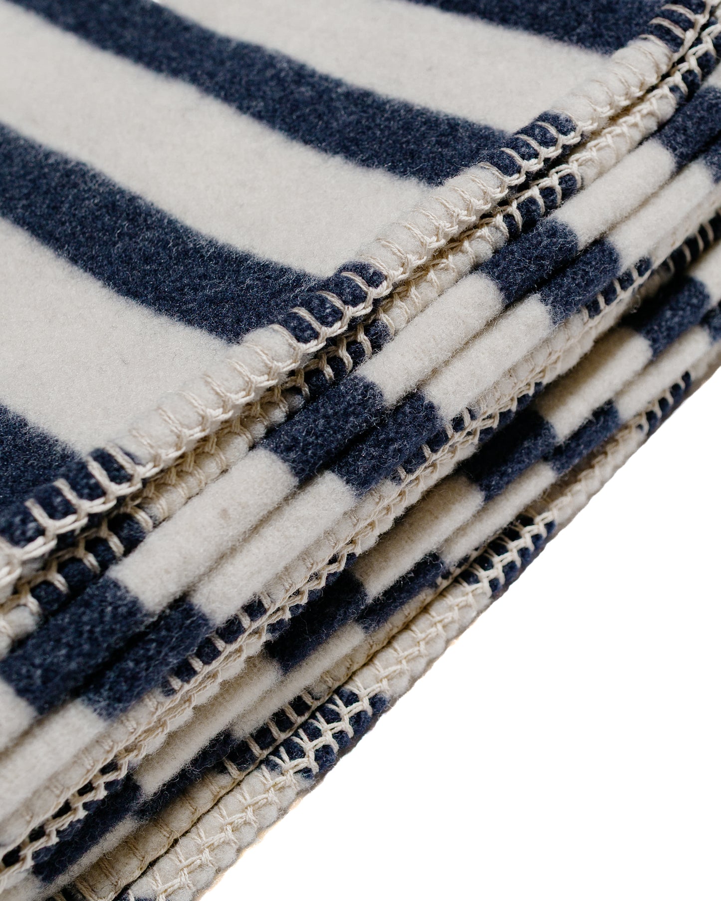 Tekla Lambswool Blanket Magpie Stripes