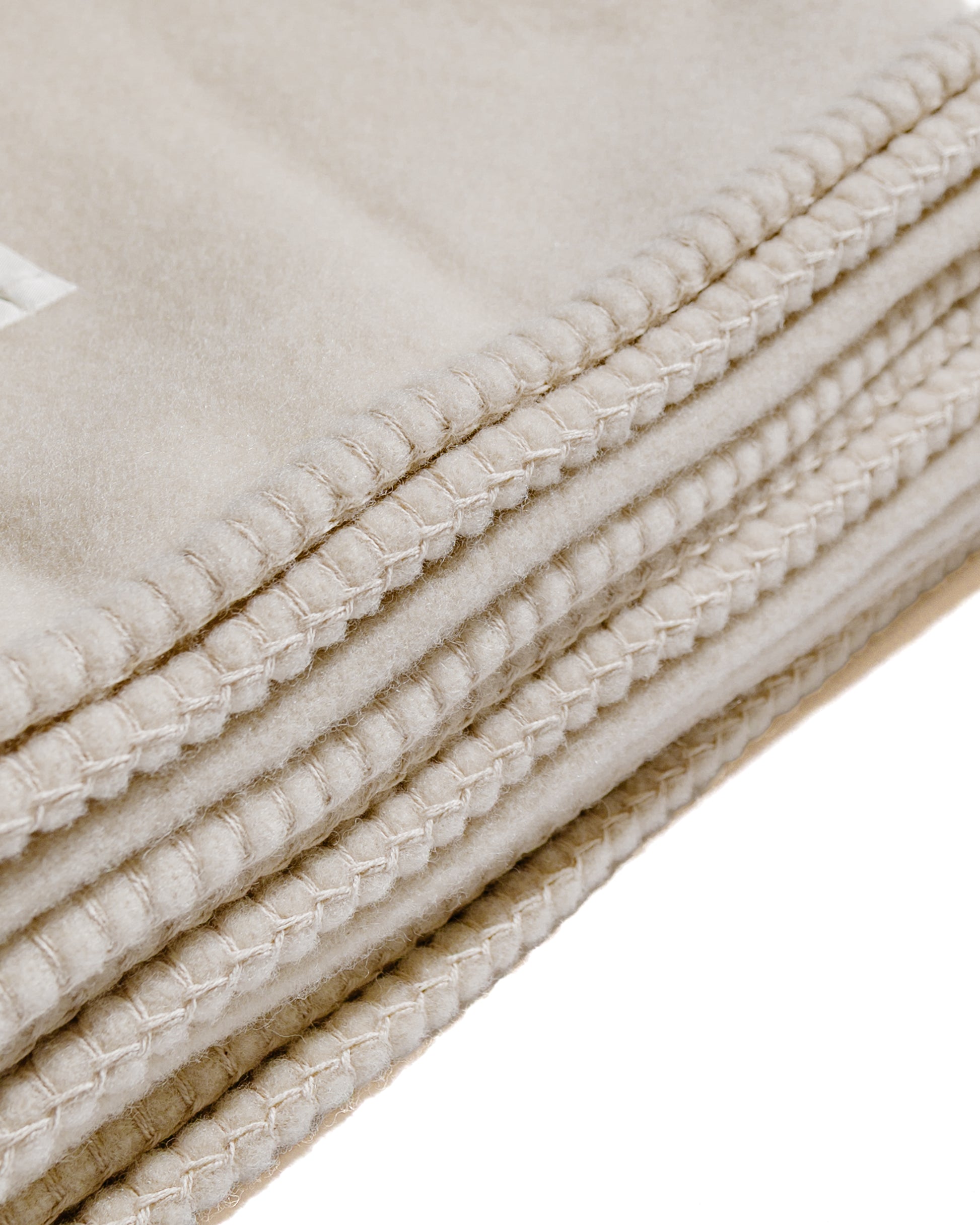 Tekla Lambswool Blanket Snow