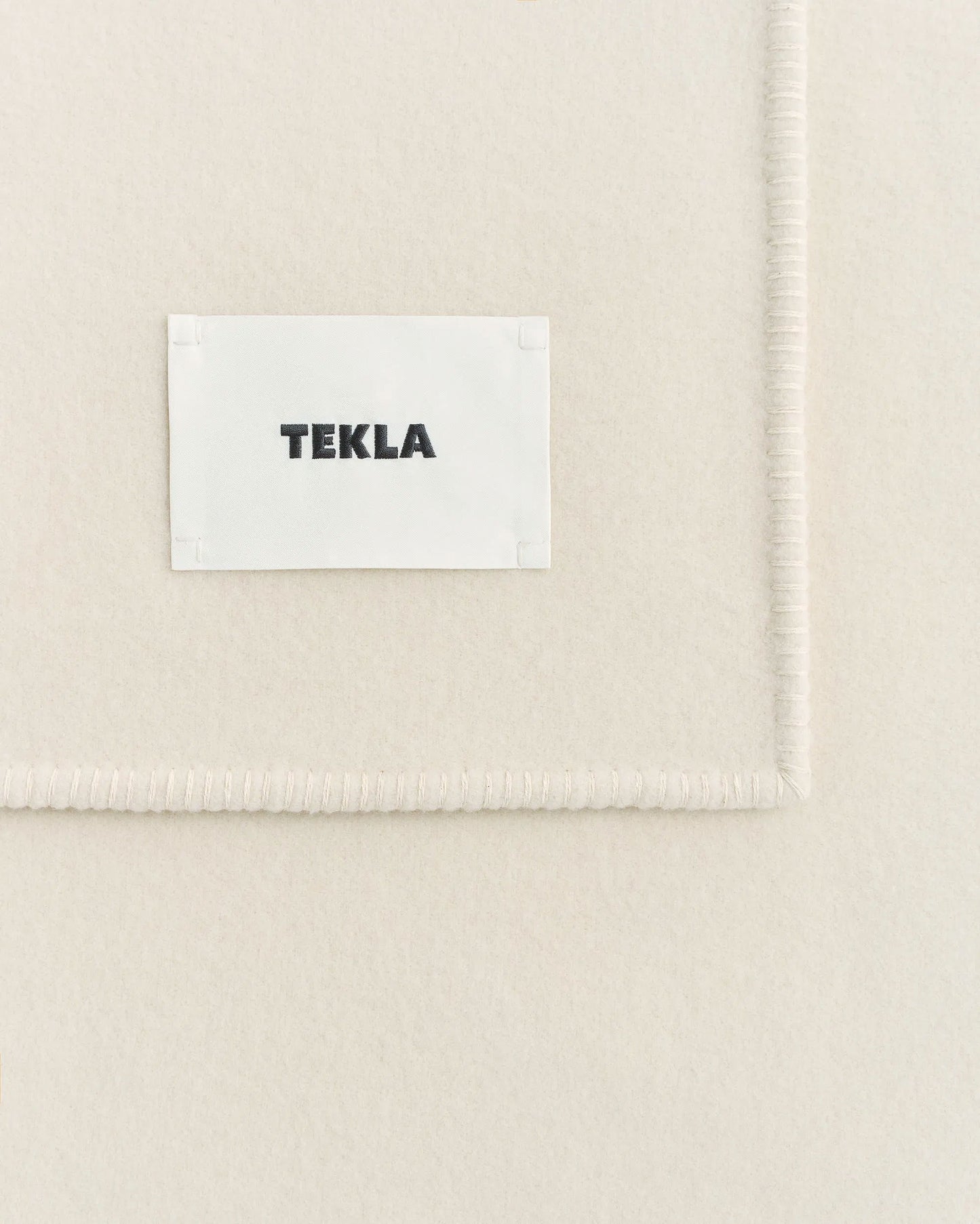 lost & found TEKLA Tekla Lambswool Blanket Snow