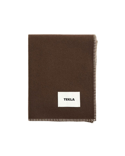 Tekla Lambswool Blanket Walnut