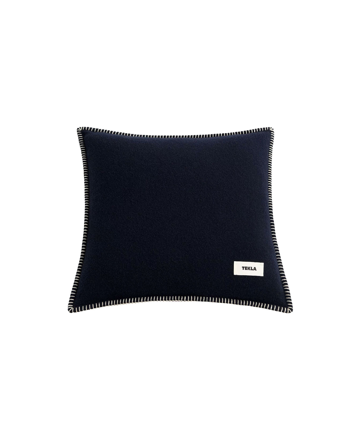 Tekla Lambswool Cushion Dusk Blue