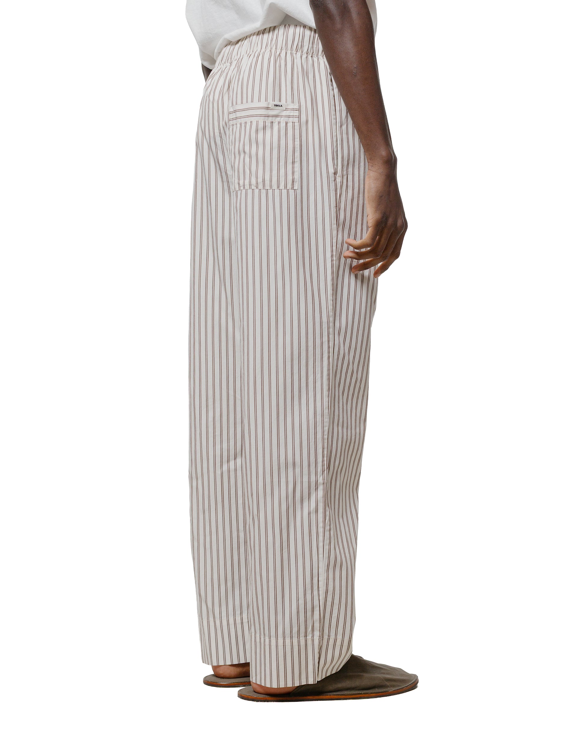 Tekla Poplin Pyjama Pants Hopper Stripes