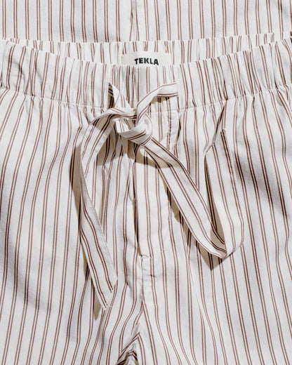 Tekla Poplin Pyjama Pants Hopper Stripes
