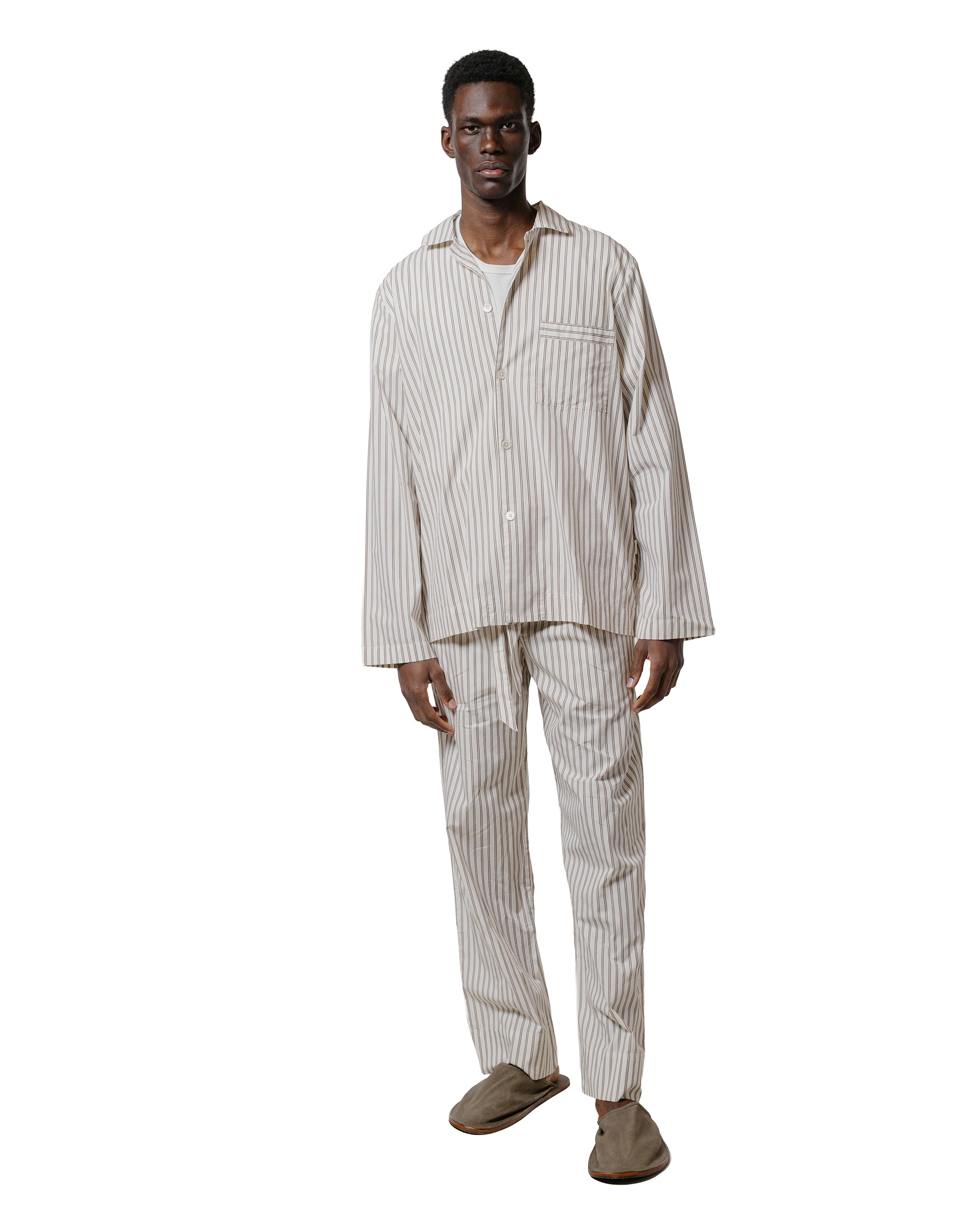 Tekla Poplin Pyjama Pants Hopper Stripes
