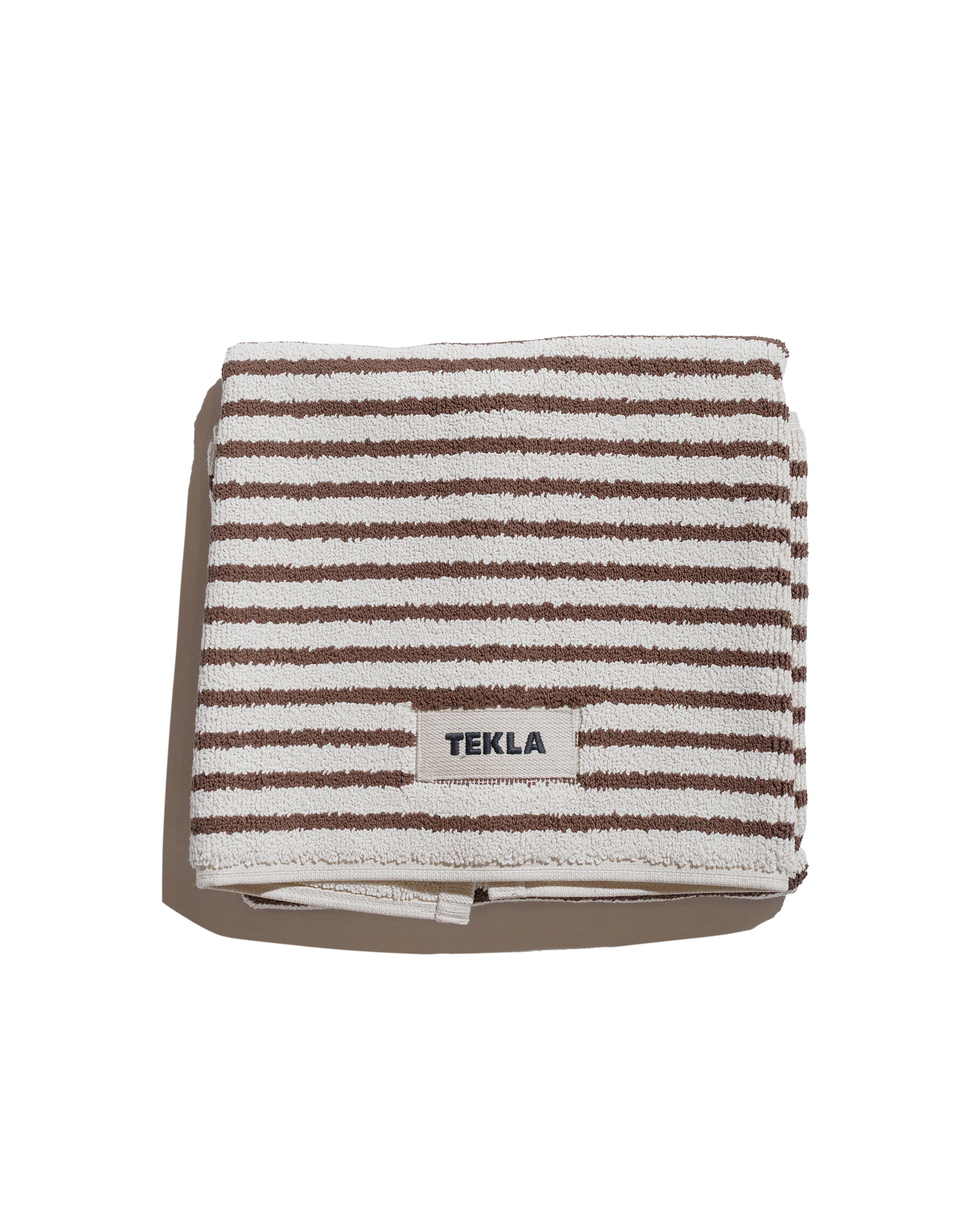 Tekla Terry Bath Mat Kodiak Stripes