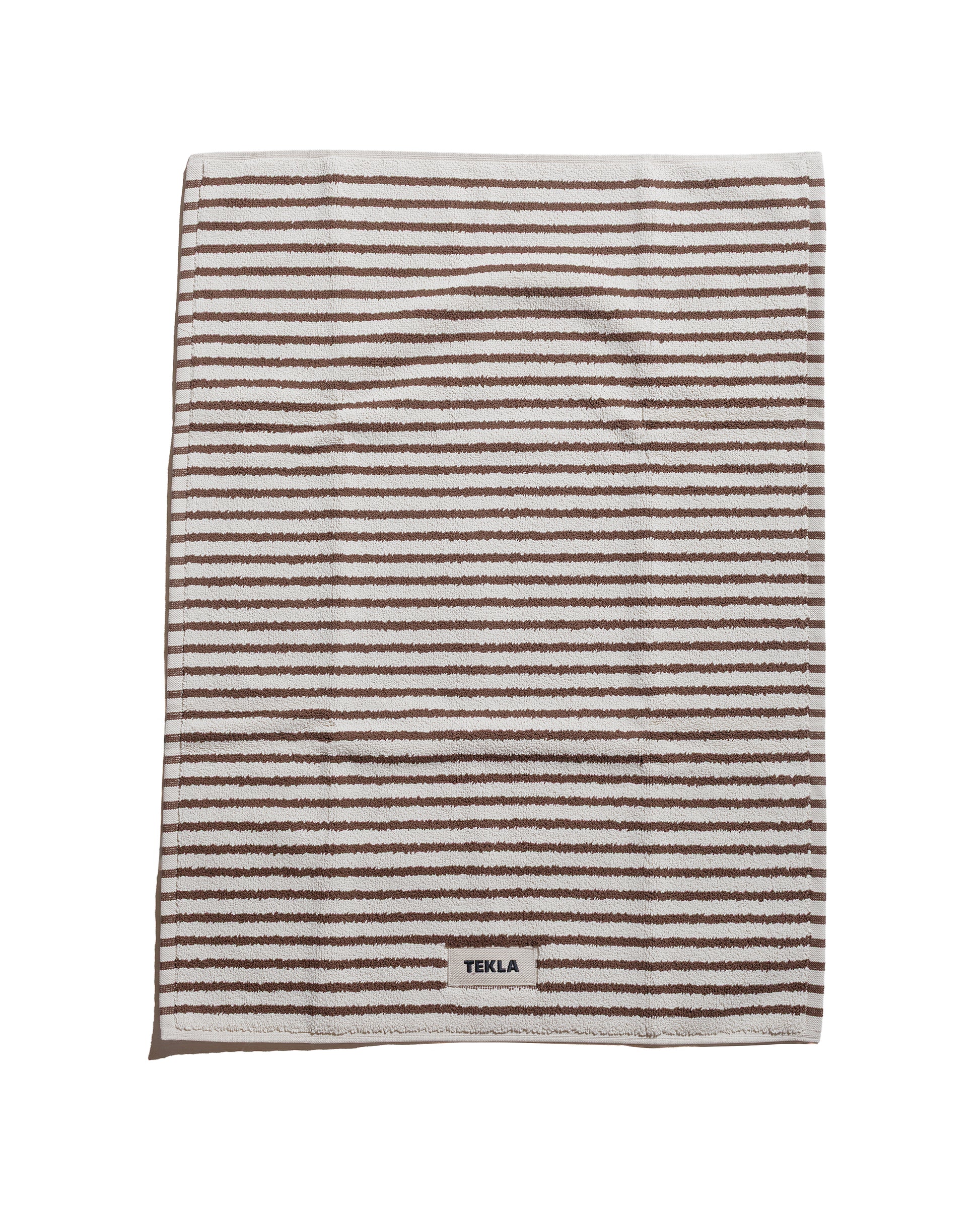 Tekla Terry Bath Mat Kodiak Stripes