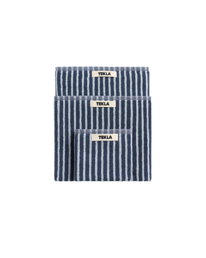 lost & found TEKLA Tekla Terry Hand Towel River Stripes