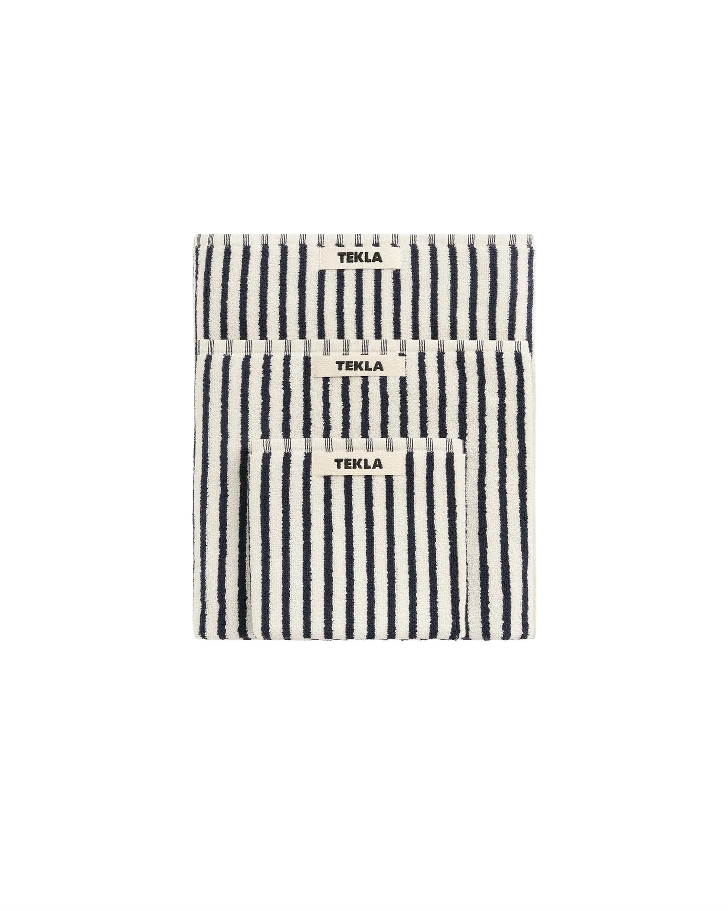 lost & found TEKLA Tekla Terry Hand Towel Sailor Stripes