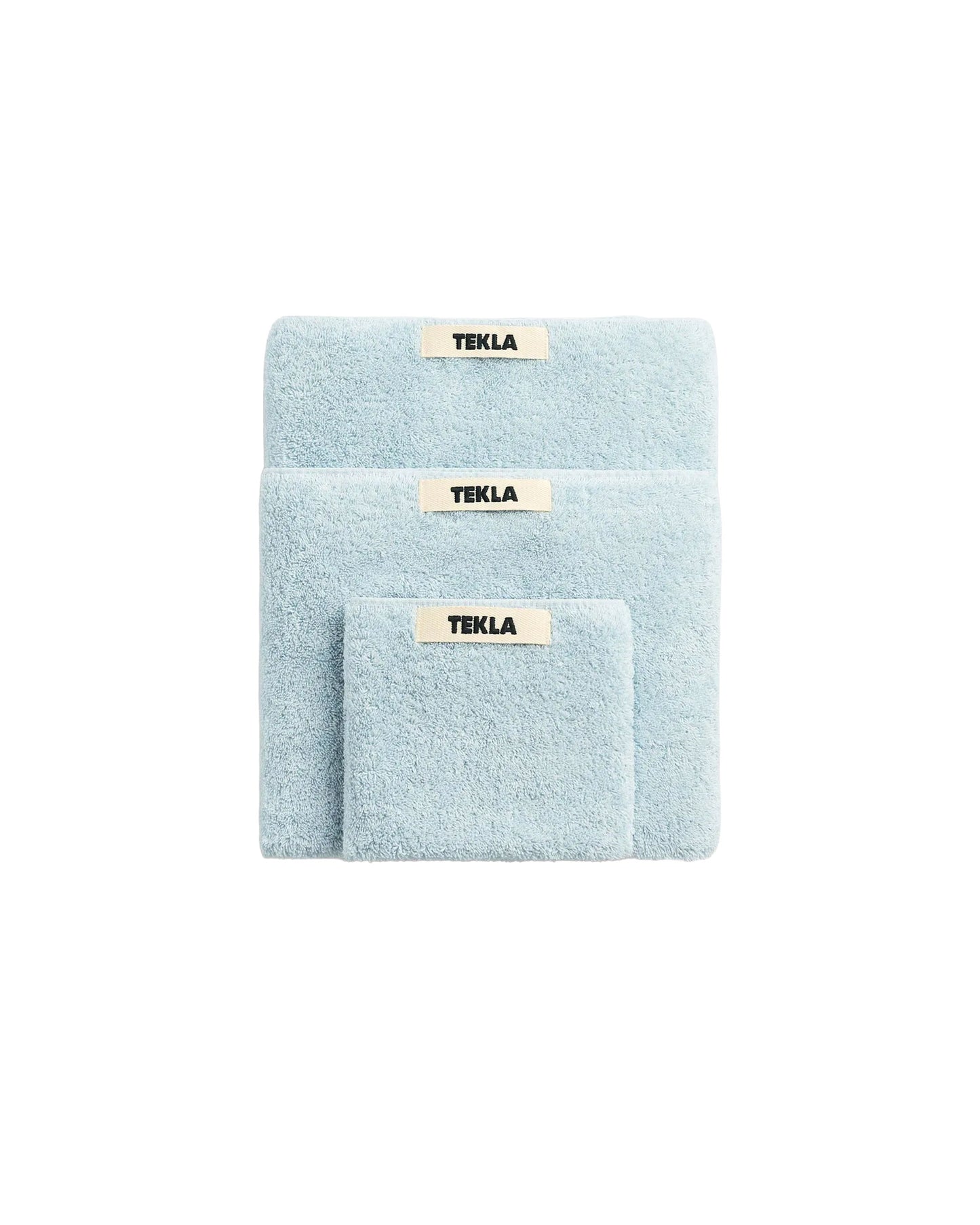lost & found TEKLA Tekla Terry Hand Towel Sky Blue