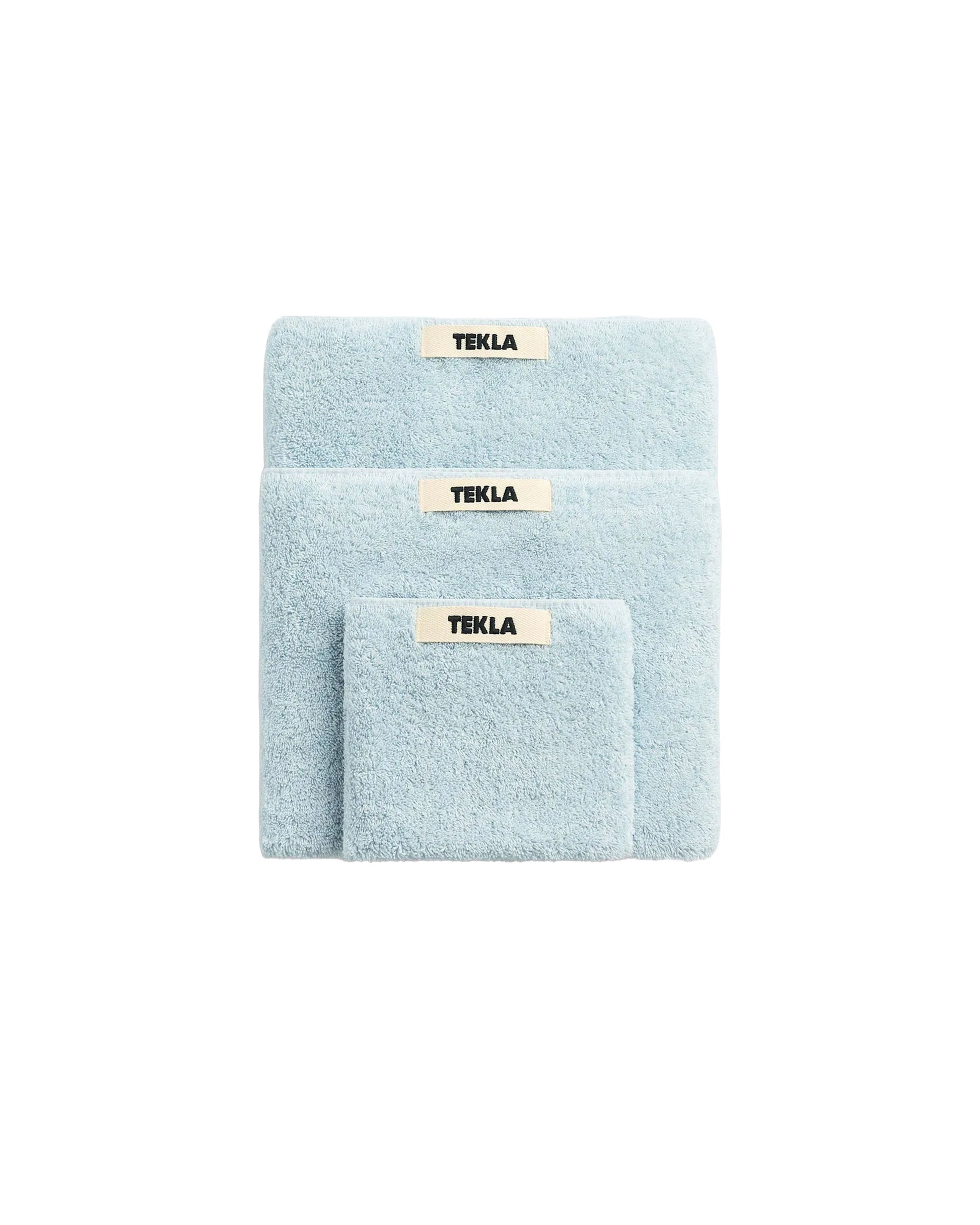 lost & found TEKLA Tekla Terry Hand Towel Sky Blue