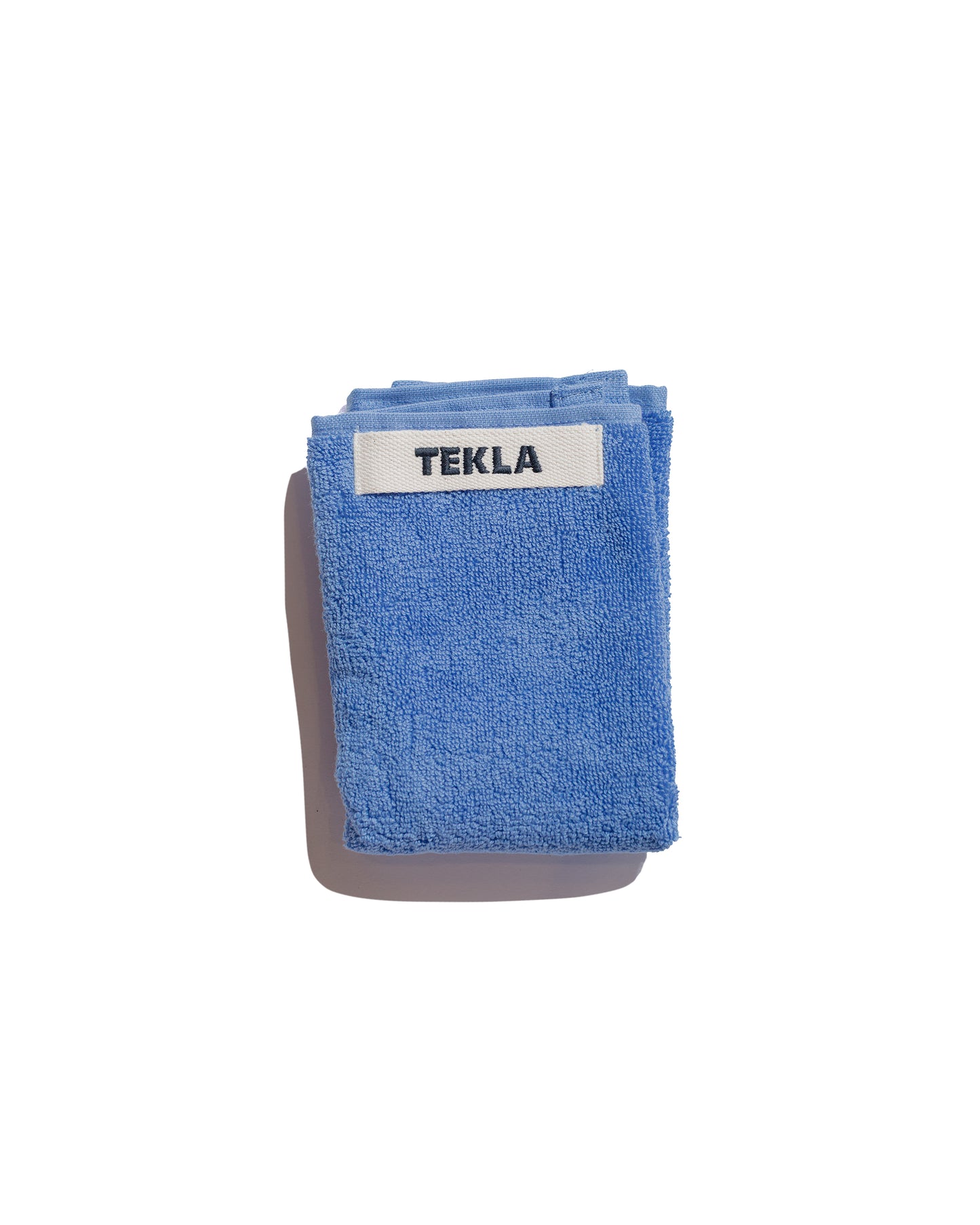 Tekla Terry Washcloth Clear Blue