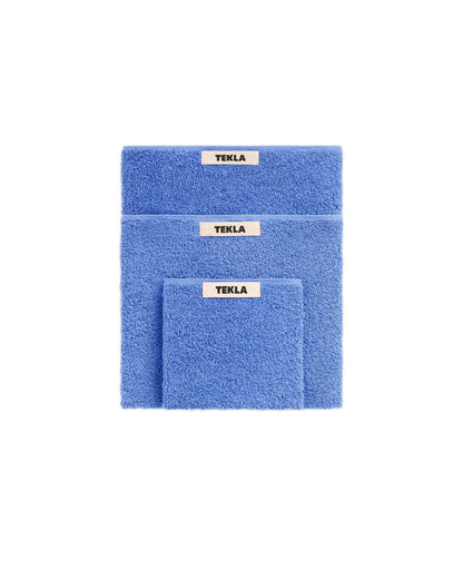 lost & found TEKLA Tekla Terry Washcloth Clear Blue