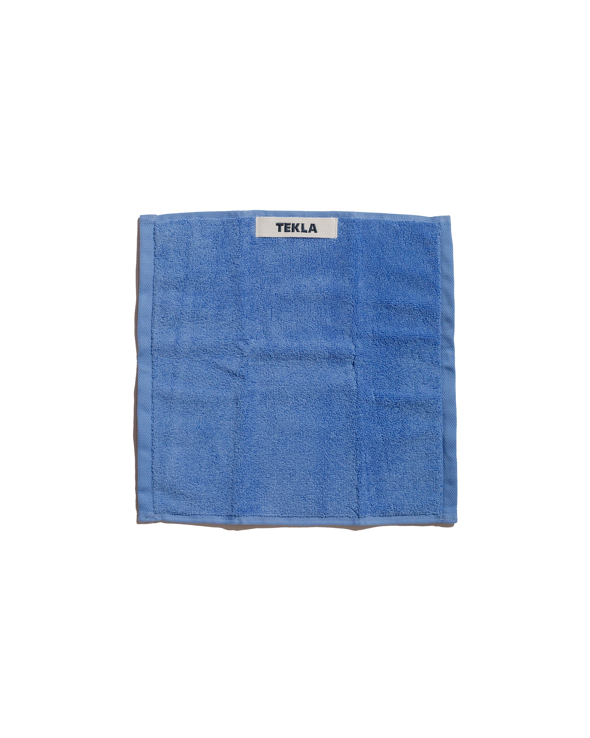 Tekla Terry Washcloth Clear Blue
