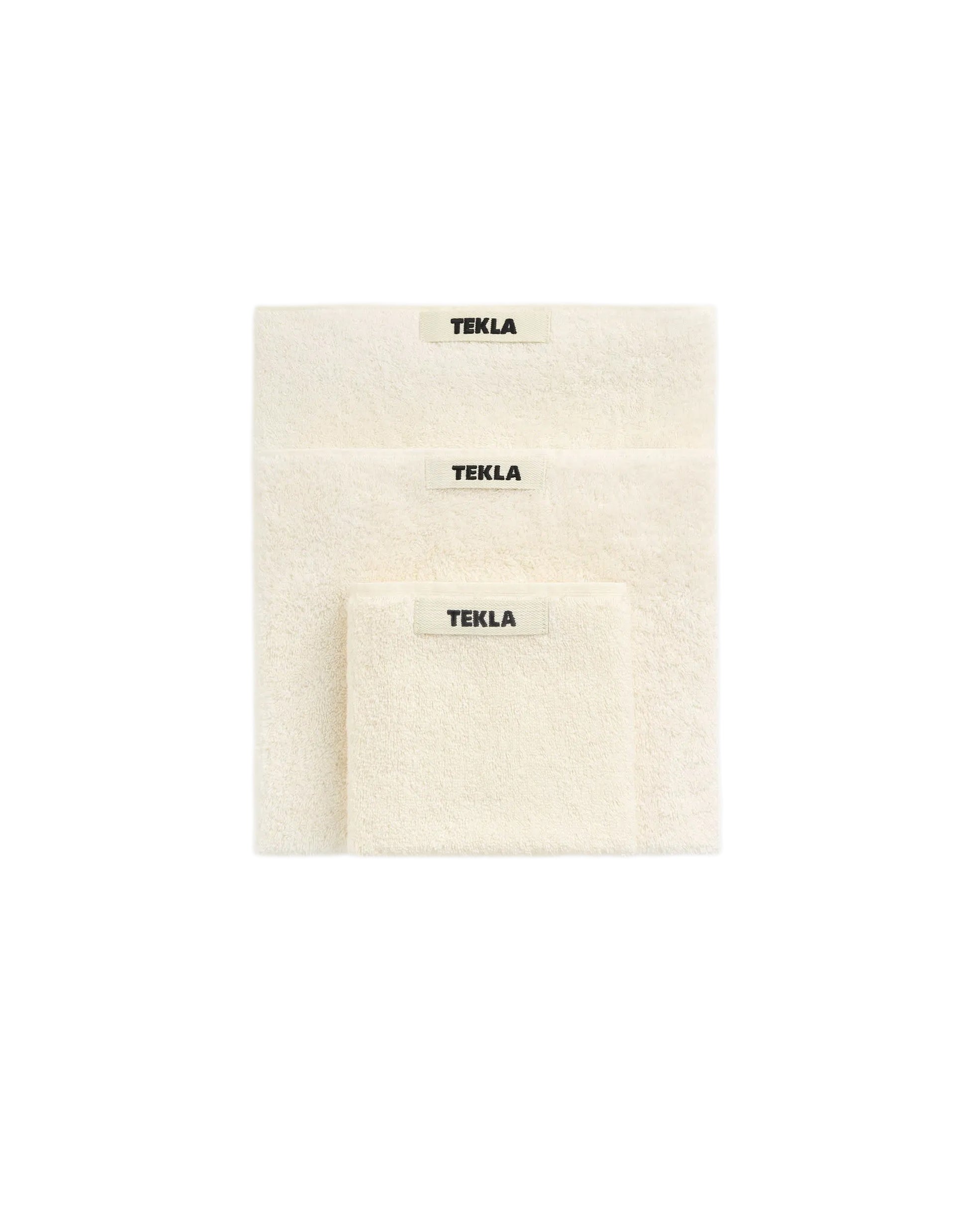 lost & found TEKLA Tekla Terry Washcloth Ivory