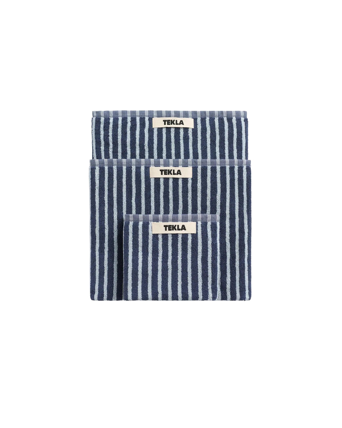 lost & found TEKLA Tekla Terry Washcloth River Stripes