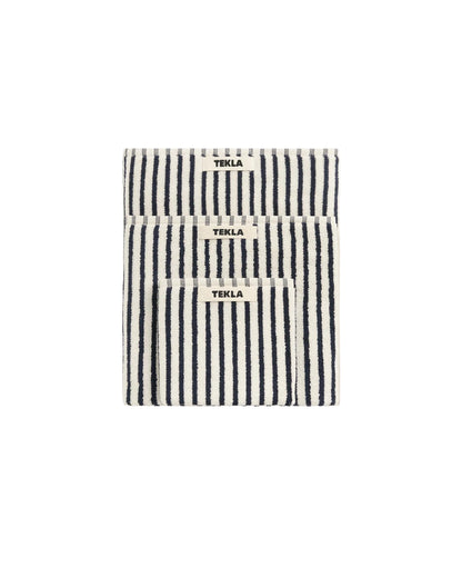 lost & found TEKLA Tekla Terry Washcloth Sailor Stripes