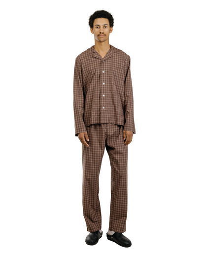 lost & found TEKLA Tekla Fine Twill Pyjama Pants Serra Checks
