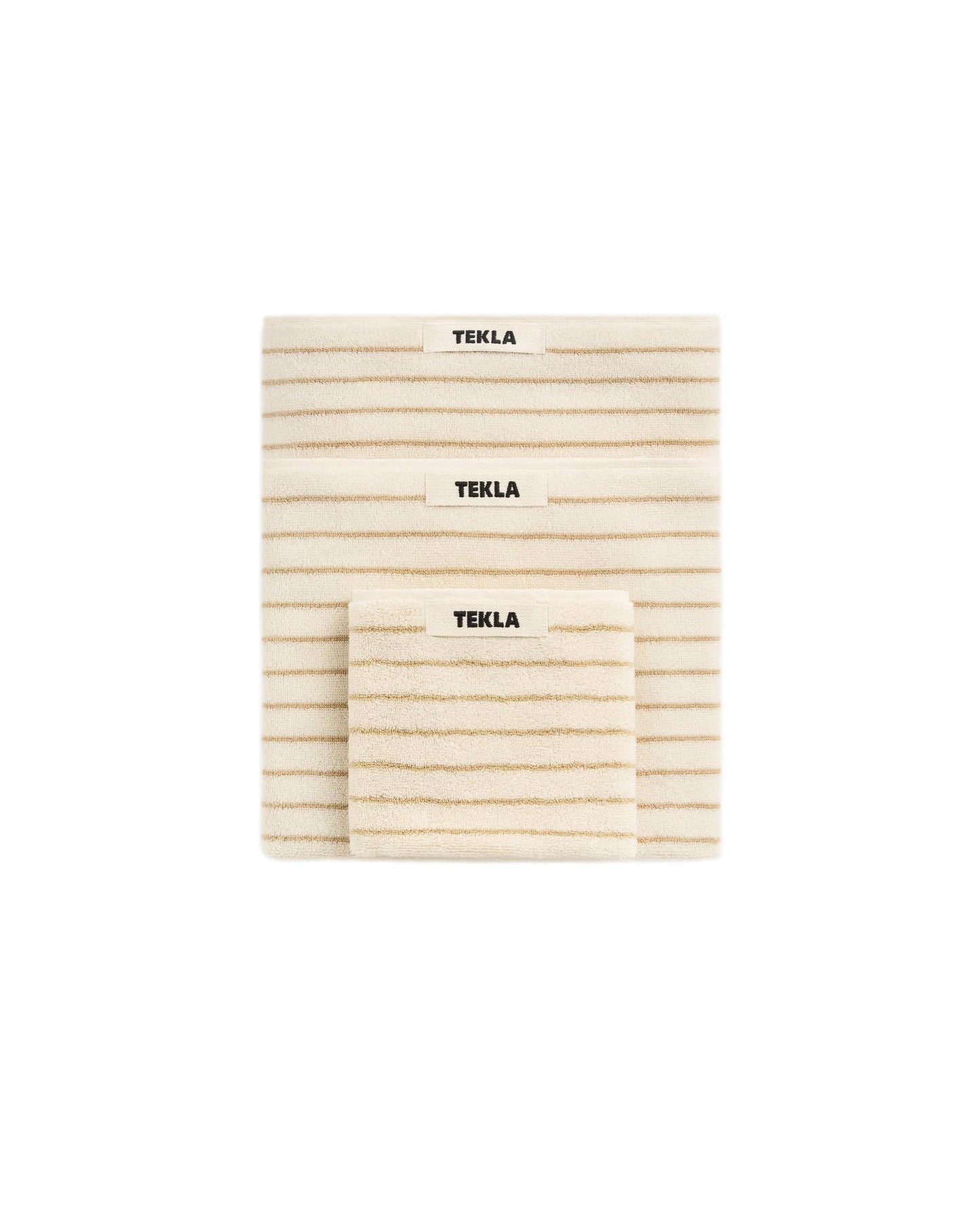 lost & found TEKLA Tekla Terry Hand Towel Sienna Stripes