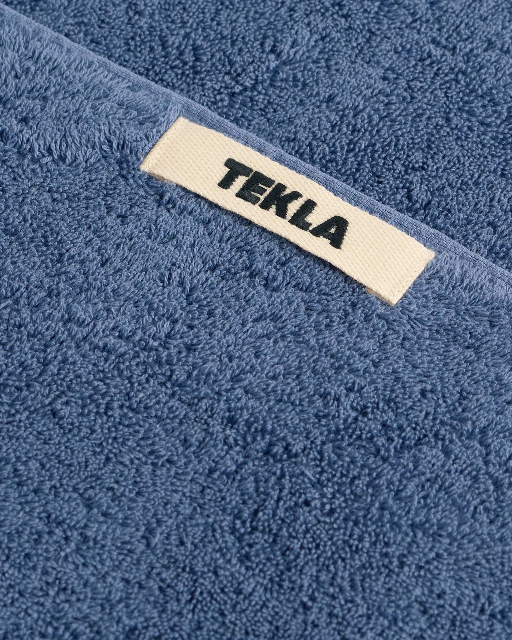 lost & found TEKLA Tekla Terry Hand Towel Storm Blue
